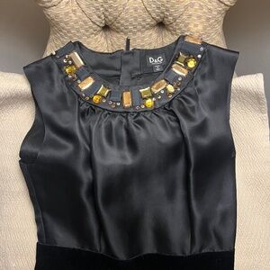 D&G (Dolce & Gabbana) Silk Black Dress